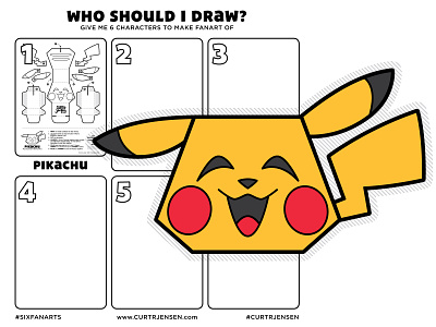 Pikachu Printable Fan Art