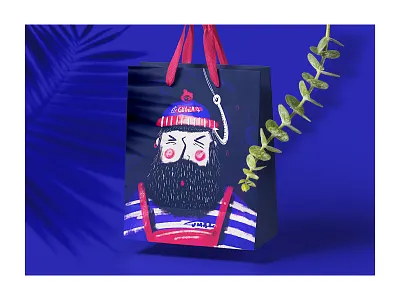 City of Gdynia illustration branding drawing editorial illustration fisher fisherman gdynia illustration procreate sea vector vector illustration vectorart