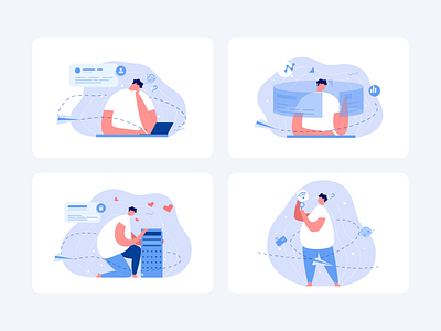 Error State Illustrations design ui 插图