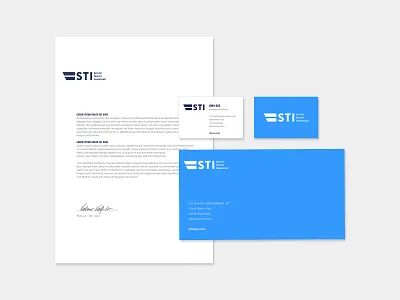 Brand Identity | STI brand brand design brand identity brand identity design branding businesscard engineering graphic design logo logo a day logo collection logo design logo minimal logodesign services stationery stationery design technology thanatos digital agency