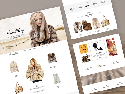 Style&desert concept desert ecommerce fashion flat flatdesign landingpage minimalist modern design onepage trending ui ux webdesign website design woman