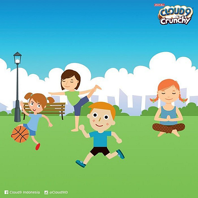 Cloud9 cheese snacks for kids branding cheese illustration