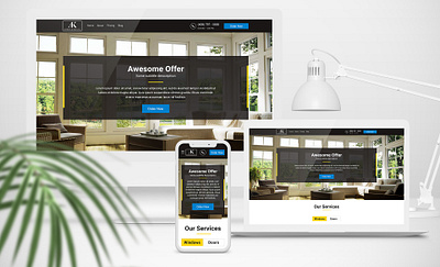 Ak doors and windows design landing landing design landing page landing page design landingpage shot ui ux website website design