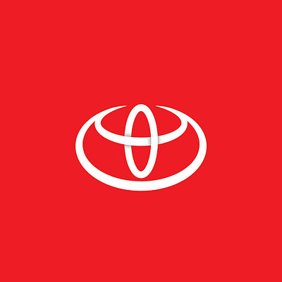 Toyota Redesign branding car design logo logo design redesign toyota vector