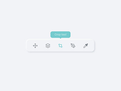 Tooltip 087 adobe xd app bar button clean daily ui dailyui design minimalist tools ui ux web xd