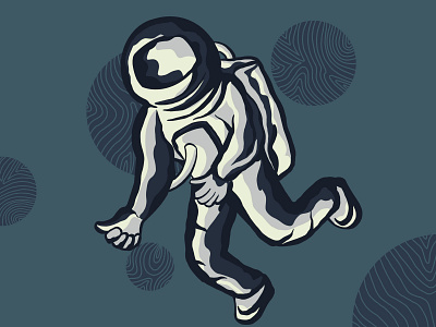 Spaceman art artwork branding characterillustration dailyui design designer digital illustration digitalart galaxy graphicdesign illustration mobile app planet space spaceman spacetheme uidesign vector web