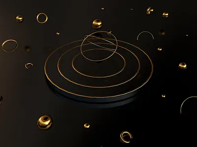 GOLD BLOWING BUBBLES 3d 3d animation 3d art 3d artist aep after effects aftereffects animation after effects artistic direction c4d c4dart c4dfordesigners dark theme design gold motion design motion graphic motiongraphics reflexion rings