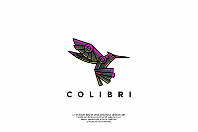 unique hummingbird logo design animal animals bird bird logo birds branding character colibri design graphic graphic design hummingbird icon illustration illustrator logo logo design logotype minimal vector