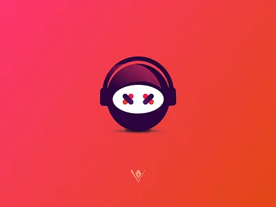 Personal Avatar avatar badge colors georgia headphones illustration logo music ninja ui ux vector