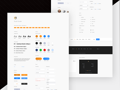 UI Kit design graphic design logo ui ui design ui kit ux ux design vector web web design