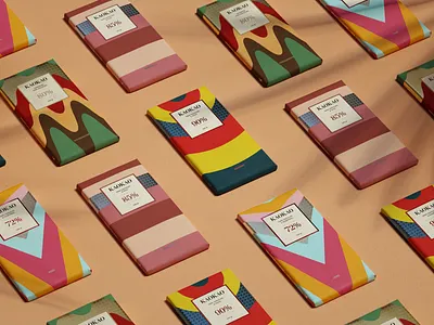 KaoKao No.1 behance brand identity branding chocolate design foil food food illustration food label foodpackaging illustration packaging design pattern texture tropical