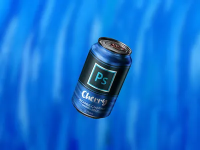 Adobe Cherry Creative Beer Can 300mL beer beer art beer label beerbranding beercan branding design can candesign design illustration photoshop photoshop action photoshop art