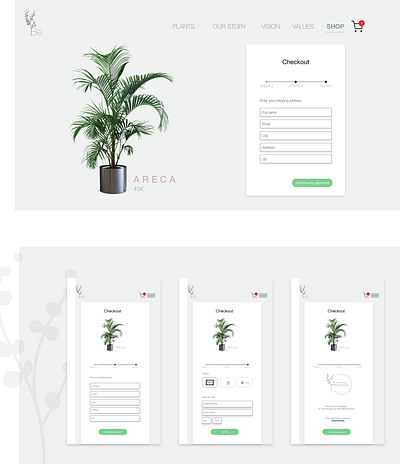 Daily UI 002 challenge checkout page design mobile responsive design ui design web