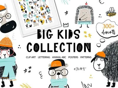 3609 in 1 - BIG KIDS BUNDLE animals branding branding design children clipart design drawings graphic design graphics graphicsdesign illustrations kids lettering pattern posters vector art vector graphics