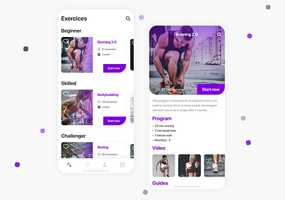 Daily UI Challenge #041 - Workout Tracker bodybuilding boxing daily ui daily ui 41 daily ui challenge exercise physical activity running sport sport activity sport program ui ui design workout app