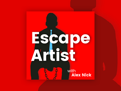 Escape Artist Podcast Cover Concept 22 album album art album artwork album cover album cover design branding cover flat illustration podcast podcast art podcast logo podcasting podcasts simple