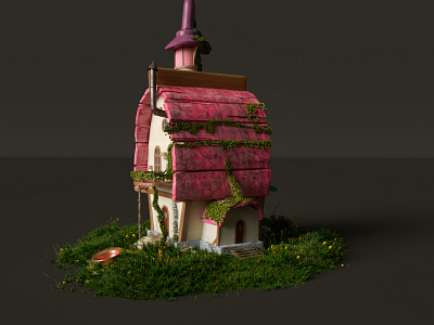 Fairy-tale house v2 3d 3d art 3dgraphics 3dscene c4d cinema4d design illustration octane octanerender