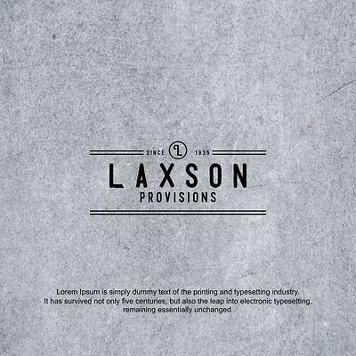 laxson design icon logo