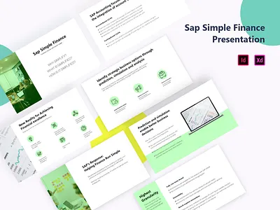 Sap Simple Finance Presentation branding design presentation slide slides slideshow template