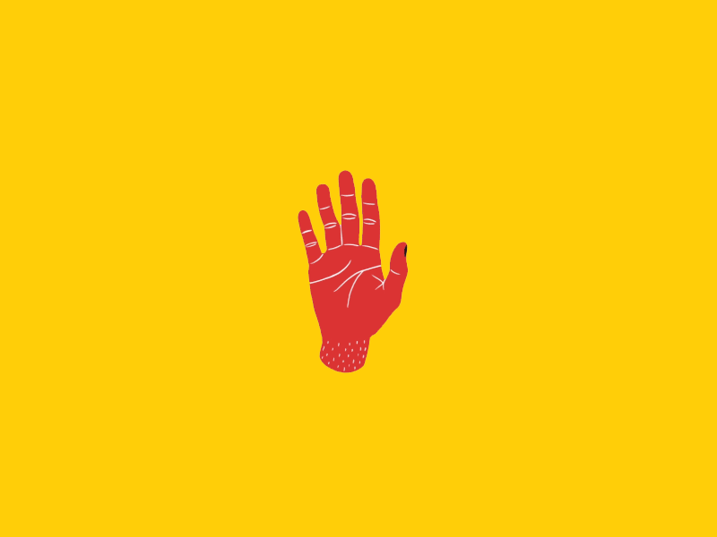 Hand creative design flat design gif hand motion photoshop x