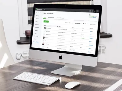 QuickBooks Online — User Management Mockup add user design exploration imac mockup intuit perspective mockup product design quickbooks quickbooks online table view tabs ui user management users ux web web app