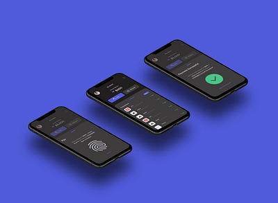 Digital Bank banking app fintech mobile app payment ui
