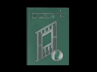 Ozark book foil green metallic mockup netflix ozark silver tv show