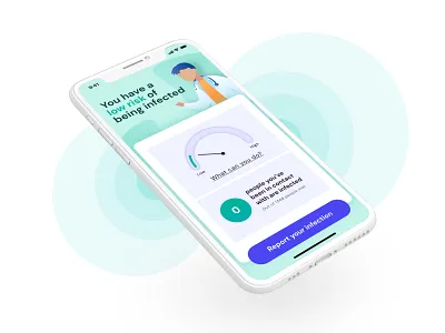 COVID19-Alert Application application covid 19 covid19 mobile app mobile design mobile ui