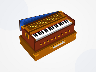 Harmonium Illustration dribbble illustraion illustration art illustrations music music art ux design