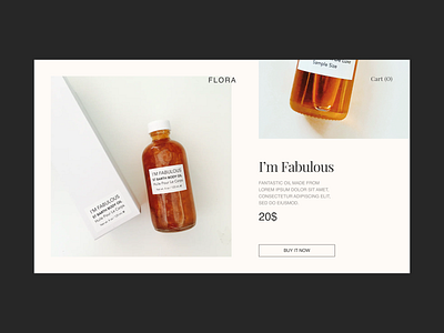 E-commerce product page cosmetic design minimal natural natural beauty product product page ui ui ux ui ux design ux