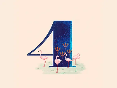 4 - 36 Days of Type 36daysoftype 4 animals bird birds design flamingo garda italy lake milan nature pink tropical vector visual