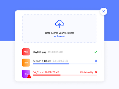 Daily UI #031 - File Upload 031 app concept daily 031 daily 100 challenge daily ui 031 dailychallenge dailyui design desktop file file upload ui ui 031 uidesign upload upload file uploader uploading ux