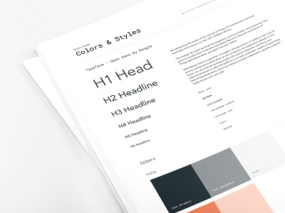 Design System (Style guide specs) color dashboard design system design thinking interface minimal prototype saas software specs startups styleguide user centered user experience designer user research ux web app web app design wireframes