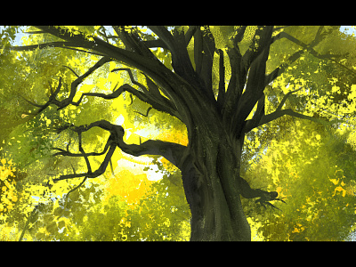 Treeeeeeee animation artwork background design concept concept art design illustration