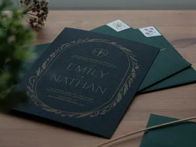 Letterpress Wedding Invitation invitation letterpress wedding invite