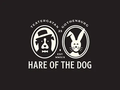 Hare of the Dog - Branding beauty brand identity branding gothenburg growcase göteborg hair salon hairdresser hare of the dog logo