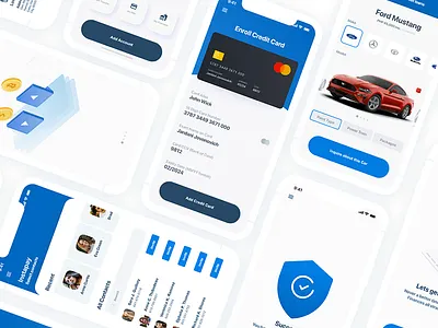 Clean Banking Application banking minimalist ui ux webdesign
