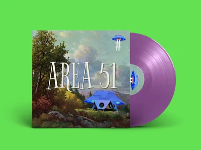 AREA #51 - Concept Album Art album album art album artwork album cover design alien design vinyl vinyl cover