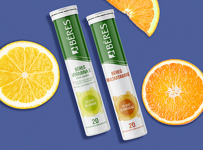Effervescent tablets packaging design branding béres pezsgőtabletta csomagolasdesign csomagolastervezes effervescent effervescenttablets packaging packagingdesign pezsgőtabletta