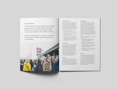 Annual report p4 annual report booklet mockup print report synod