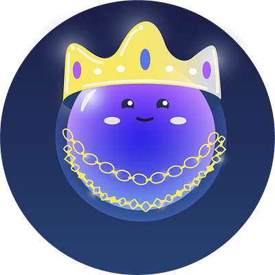king emoji app bubble crown design emoji hat icon illustration king vector web