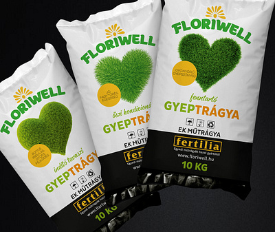 Fertilizer packaging- and logo design csomagolasdesign csomagolástervezés fertilizer fertilizer packaging gyeptrágya manure műtrágyacsomagolás packaging designer packagingdesign