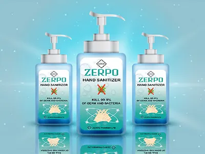 I will do hand sanitizer branding hand sanitizer label packaging lebel design packaging design product packaging