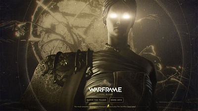 Warframe - Sacrifice Microsite interactive microsite warframe website