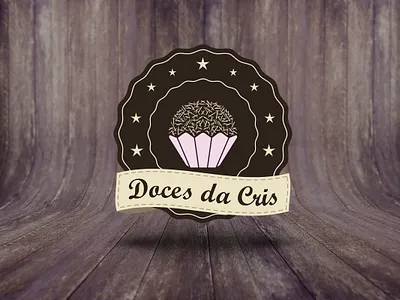 Logo Doce das Cris branding logo