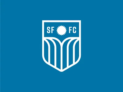 Sioux Falls FC Badge badge branding crest design football icon identity illustration logo soccer south dakota sports sun team vector water waterfall
