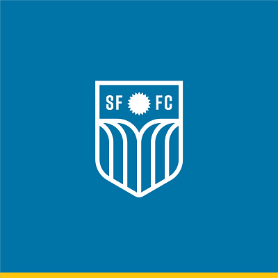 Sioux Falls FC Badge badge branding crest design football icon identity illustration logo soccer south dakota sports sun team vector water waterfall