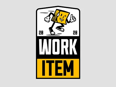 Work Item 04 icon illustration logo
