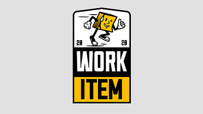 Work Item 04 icon illustration logo