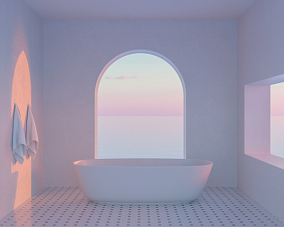 Safe space in isolation, Somewhere in the World 3d art direction c4d c4dart cinema4d digitalart mijoo kim minjin kang mue studio octanerender